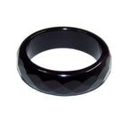 Natural Black onyx band Ring, size 4, 4.5, 5, 9, 10 Black onyx stone ring, Band Rings, Natural Gemstone, Unisex rings, Solid gemstone