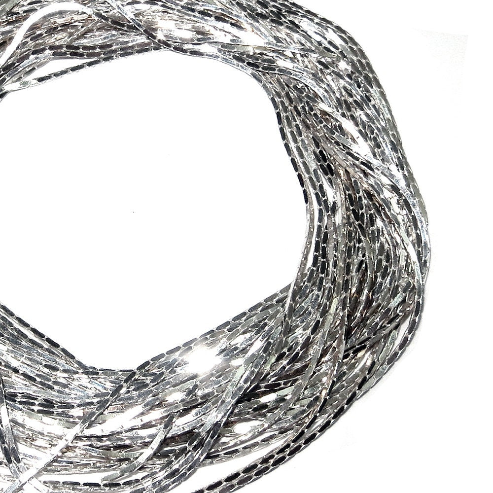 925 Sterling Silver beading chain thickness 0.7 mm, beading chain, 925 silver chain, Jewelry making, sterling silver chain - 1 Ft (30 cm)