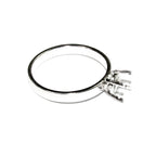 925 sterling silver blank ring with 4-prong setting 6 mm size 4-11, silver ring, Jewelry making, base ring, Setting, Prong setting - 1 piece
