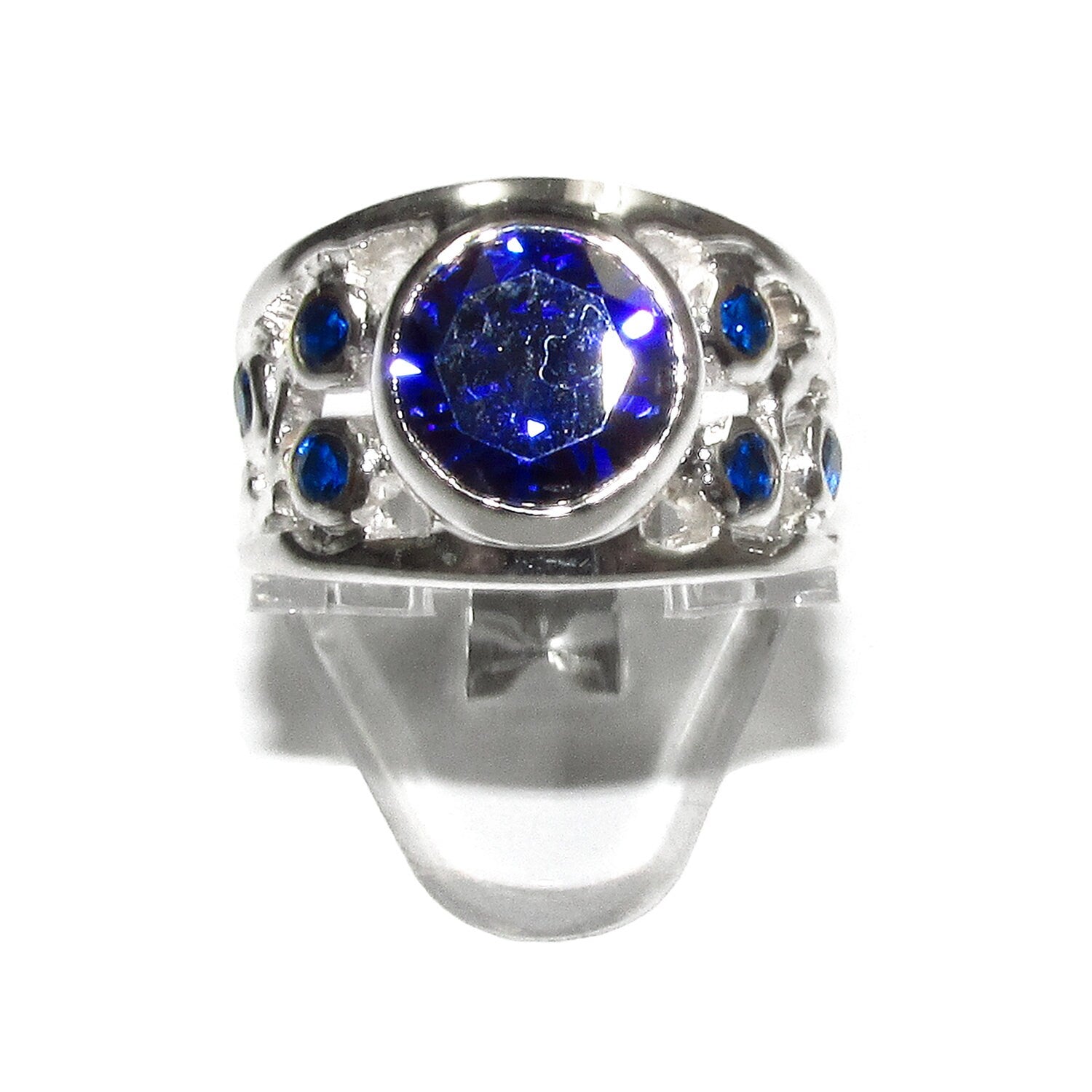 Blue topaz ring 925 sterling silver size 8, handmade ring, single copy, sterling silver, Blue topaz, silver ring, gemstone, Statement Ring