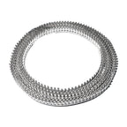 935 Argentium Silver Bezel wire, Gallery wire, Gallery ribbon, Gallery pattern, Jewelry making, Setting, Silver wire - 4 inch (10 cm)