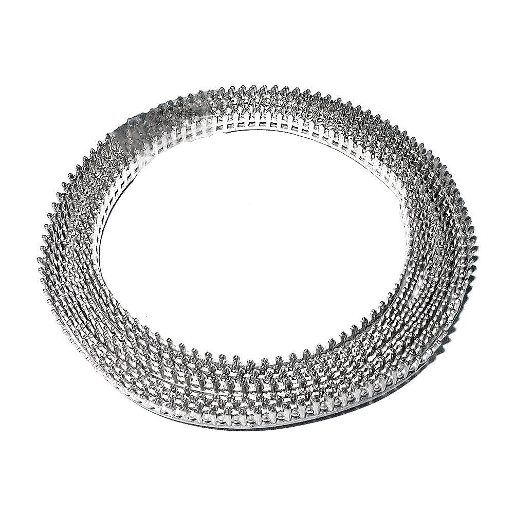 935 Argentium Silver Bezel wire, Gallery wire, Gallery ribbon, Gallery pattern, Jewelry making, Setting, Silver wire - 4 inch (10 cm)