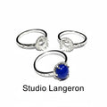 6 mm 925 sterling silver blank ring with bezel cup size 4, 5, 6, 7, 8, silver ring, bezel cup, Jewelry making, base ring, setting - 1 piece