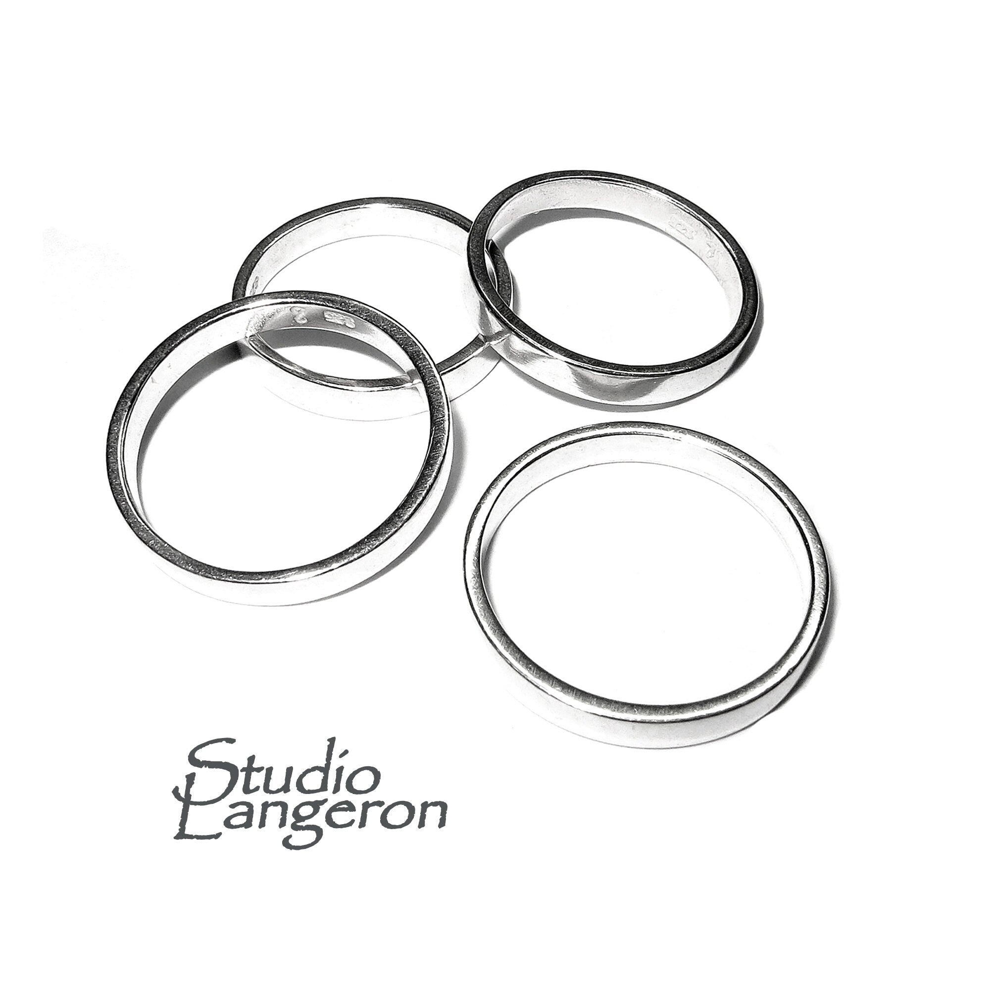 925 sterling silver blank ring size 4, 5, 6, 7, 8, 9, 10, 11, silver ring, base ring, Sterling silver, ring silver, Jewelry making - 1 piece