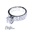 Statement White topaz ring 925 sterling silver size 5 1/2, Handmade ring, single copy, Sterling silver, Natural White topaz, White gemstone