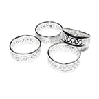 925 sterling silver filigree blank ring size 6, 7, silver ring, base ring, Jewelry making, ring silver, filigree ring, silver - 1 piece