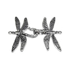 925 Sterling Silver Hook Eye Dragonfly Clasps, Silver clasp, Jewelry making, Hook eye clasp, Sterling silver, Dragonfly clasp - 1 piece