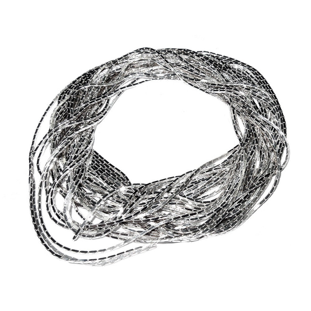 925 Sterling Silver beading chain thickness 0.7 mm, beading chain, 925 silver chain, Jewelry making, sterling silver chain - 1 Ft (30 cm)