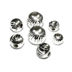 925 sterling silver diamond cut shiny beads size 3 - 8 mm, diamond cut beads, sterling silver beads, Jewelry making, silver beads - 1 piece