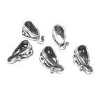 925 Sterling silver delicate filigree Pendant Bails with hook, Bail with hook, sterling silver Bail, Bail finding, Jewelry making - 1 piece