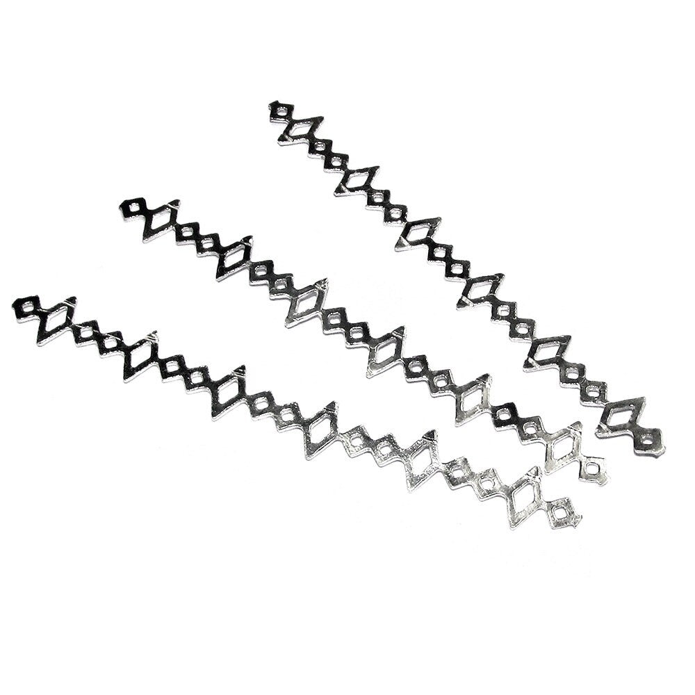 999 Fine silver Casted Bezel wire size 6.5x0.7 cm (2.6 inch), Gallery wire, Setting silver, Gallery pattern, Jewelry making - 1 piece