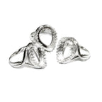 13x18mm 925 sterling silver blank ring with pear bezel cup size 5, 6, 7, 8, 9, Ring mounting, bezel cup, base ring, Jewelry making - 1 piece