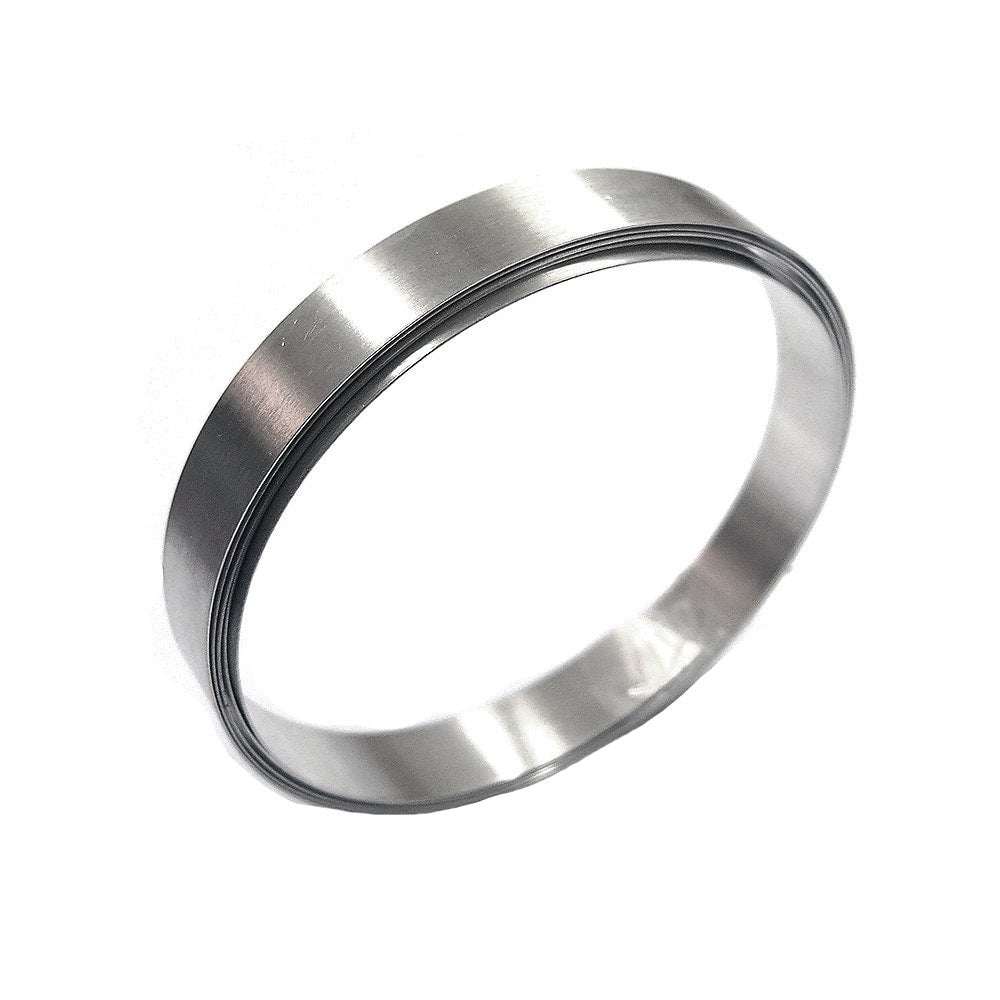 999 fine silver bezel strip wire thickness 0.3 mm (28 GA), Width 3.0 - 10.0 mm, Bezel strip, Fine silver, Jewelry making - 4 inch (10 cm)