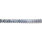 935 Argentium Silver Gallery wire, Bezel wire, Gallery ribbon, Gallery pattern, Sterling silver, Wire, Silver wire, Silver - 4 inch (10 cm)