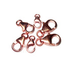 14K Rose Gold Filled Lobster Clasps size 9, 10, 13 mm, Lobster clasp, Clasp gold filled, Rose gold filled, Jewelry making - 1 piece