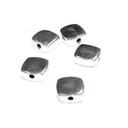 925 Sterling silver flat bead size  5.5x2.5 mm, Rectangular bead for bracelet, Jewelry making, sterling silver rectangular beads - 1 piece