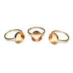 14K Yellow solid gold blank ring with bezel cup 10 mm size 4 - 10, Base ring, Solid gold ring, bezel cup, Jewelry making, Setting - 1 piece