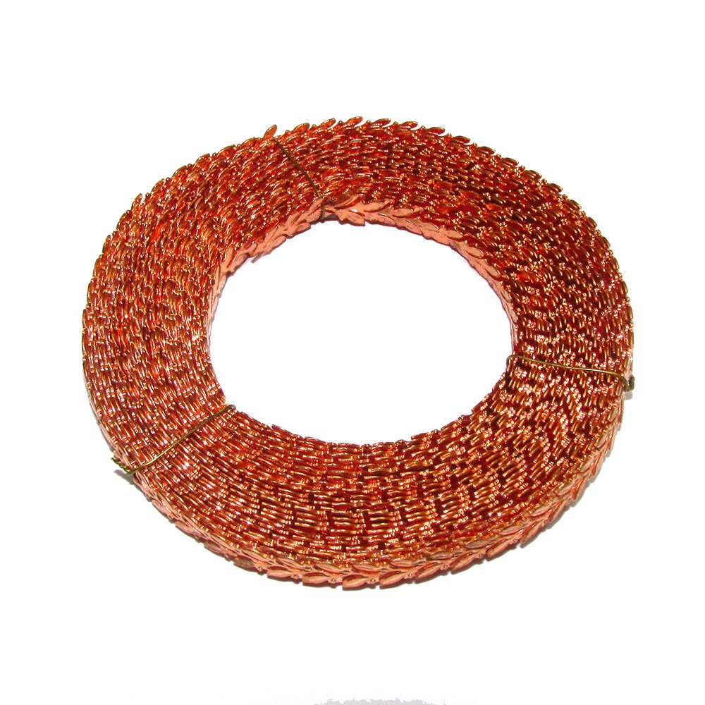Natural Copper Bezel wire, Gallery wire, Gallery ribbon, Gallery pattern, Jewelry making, Setting, Copper wire, Findings  - 4 inch (10 cm)