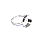 925 sterling silver blank ring with bezel cup 12 mm size 4, 5, 6, 7, 8, 9, 10, 11, bezel cup, base ring, Jewelry making, Setting - 1 piece
