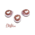 Natural Sea shell pearl Teardrop half drilled Beads size 16x12 mm, Natural shell pearl Matching Half Drilled Beads, Jewelry making - 1 piece