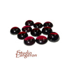 8 mm Garnet Round Cabochon Natural Gemstone Calibrated Size, Garnet Gemstone, Natural gemstone, Garnet cabochon, Jewelry making - 1 piece
