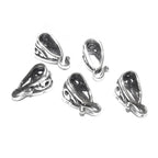925 Sterling silver delicate filigree Pendant Bails with hook, Bail with hook, sterling silver Bail, Bail finding, Jewelry making - 1 piece