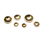 14K solid gold saucer beads size 3.6-9.0 mm, saucer gold beads, gold beads, Jewelry making, 14K solid gold, gold findings - 1 piece