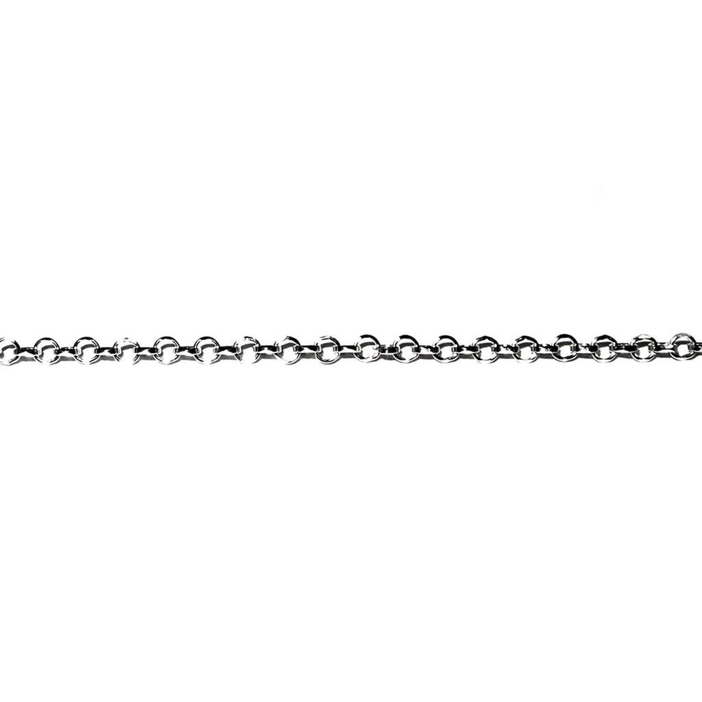 1.2 mm 925 Sterling Silver rolo cable chain diamond cut, Shiny chain, Jewelry making, silver chain rolo, silver chain - 1 Ft (30 cm)