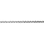 1.2 mm 925 Sterling Silver rolo cable chain diamond cut, Shiny chain, Jewelry making, silver chain rolo, silver chain - 1 Ft (30 cm)