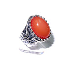 Statement Natural opal ring 925 sterling silver size 7, Handmade ring, single copy, silver, Orange opal, silver ring, Statement ring