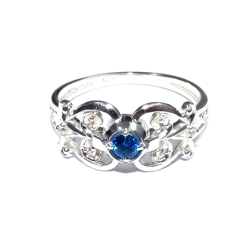 Blue topaz ring 925 sterling silver size 7, Handmade ring, single copy, sterling silver, Blue topaz ring, silver ring, gemstone