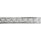 935 Argentium Silver Bezel wire, Gallery wire, Gallery ribbon, Gallery pattern, Argentium silver, Jewelry making, Setting - 4 inch (10 cm)