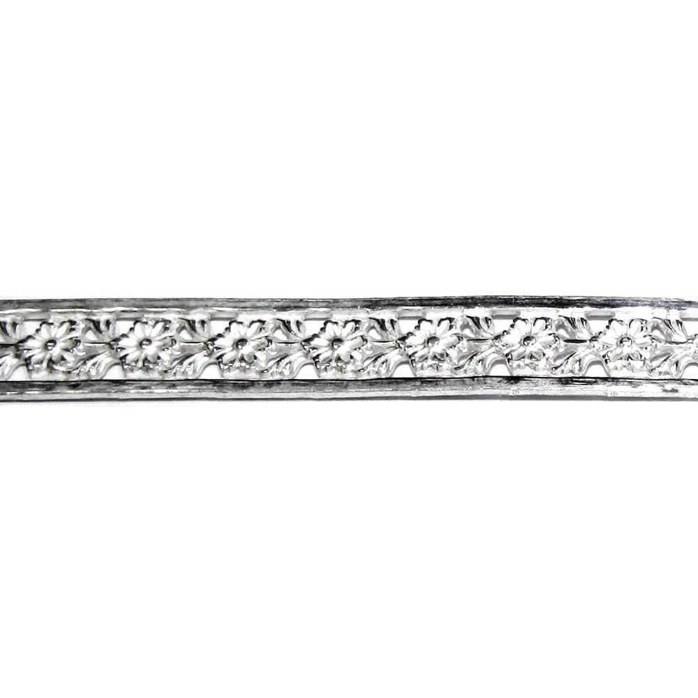 935 Argentium Silver Bezel wire, Gallery wire, Gallery ribbon, Gallery pattern, Argentium silver, Jewelry making, Setting - 4 inch (10 cm)