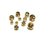 14K yellow gold filled diamond cut beads size 3, 4, 5, 6, 7, 8 mm, round gold filled beads, Jewelry making, diamond cut beads - 1 piece