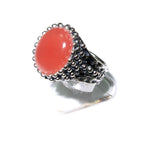 Statement Natural opal ring 925 sterling silver size 6, Handmade ring, single copy, sterling silver, Natural opal, silver ring, gemstone
