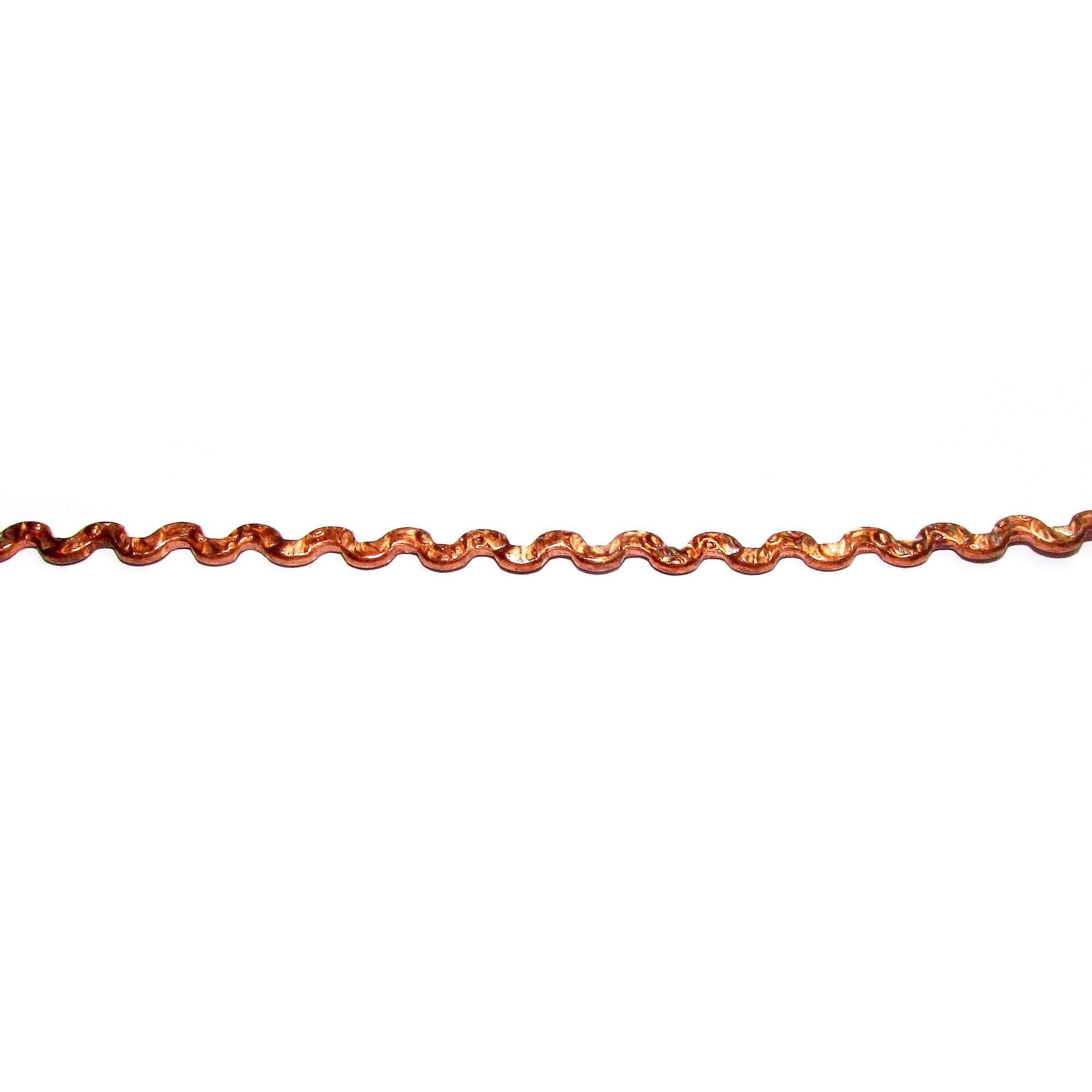 Natural Copper Bezel wire, Gallery wire, Gallery ribbon, Gallery pattern, Natural Copper, Wire, Copper wire, Findings  - 4 inch (10 cm)