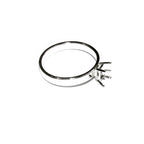 925 sterling silver blank ring with rectangular 4-Prong Setting 4x6mm size 4-11, Jewelry making, base ring, Setting, Prong setting - 1 piece