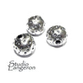 925 sterling silver handmade beads BB15, Jewelry making, silver beads, beads, handmade beads, decorative beads, Original beads - 1 piece