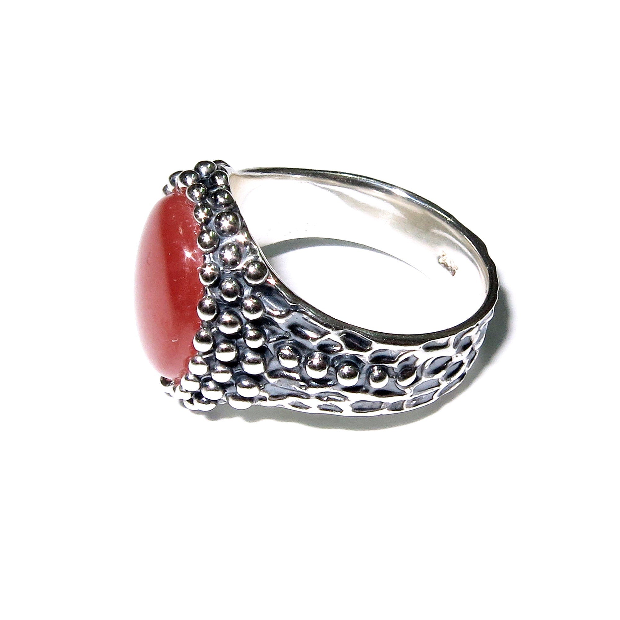 Statement Natural opal ring 925 sterling silver size 6, Handmade ring, single copy, sterling silver, Natural opal, silver ring, gemstone