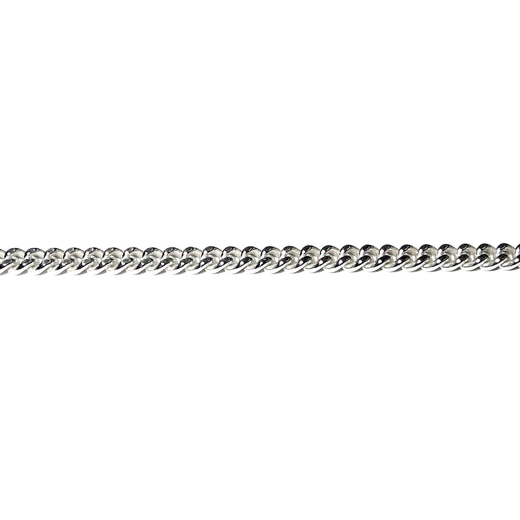 2.0 mm 925 Sterling Silver panzer chain, panzer chain, 925 silver shiny chain, silver chain, Jewelry making - 1 Ft (30 cm)