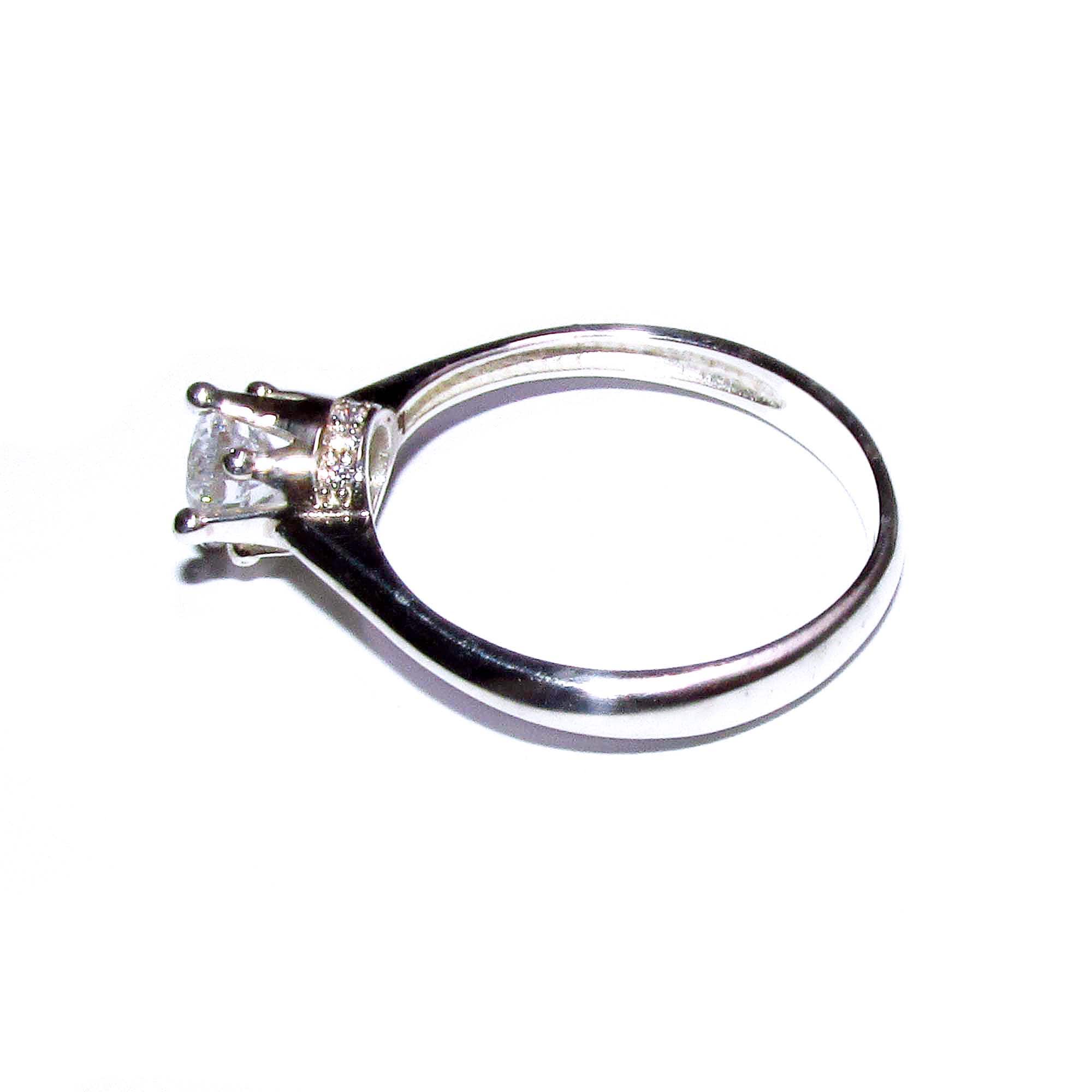 White topaz ring 925 sterling silver size 7 1/2, Handmade ring, single copy, sterling silver, White topaz ring, silver ring, Gift ring