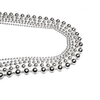 Sterling Silver Bead Chain 1.5, 2.0, 2.5, 3.0, 4.0, 5.0 mm, Bead chain, 925 silver chain, Jewelry making, silver chain, chain - 1 Ft (30 cm)