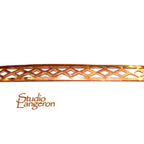 Natural Copper Bezel wire, Gallery wire, Gallery ribbon, Gallery pattern, Copper, Jewelry making, Setting, Wire, Findings - 4 inch (10 cm)