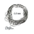 925 Sterling Silver beading magic chain thickness 0.9 mm, beading shiny chain, 925 silver chain, Jewelry making, Silver chain - 1 Ft (30 cm)