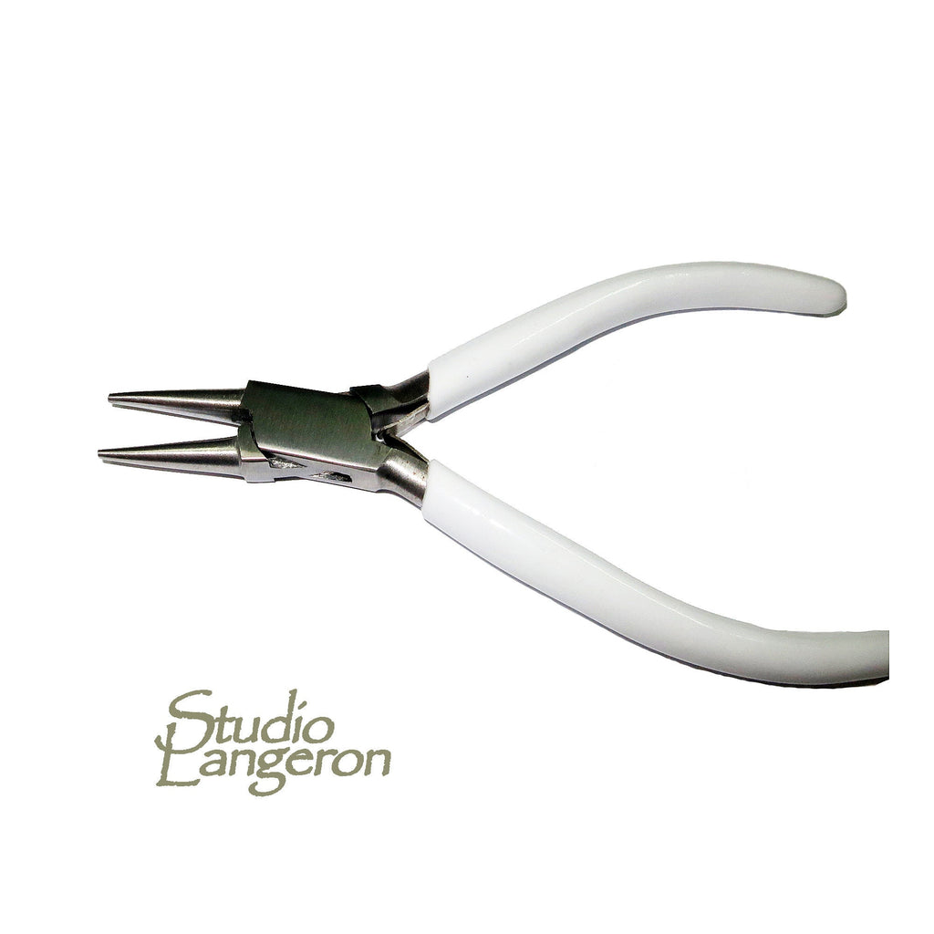 Round nose large pliers Professionally Prepared for Jewelry Making PL314, BeadSmith, Length 130 mm (5.0 inch), Jewelry making  - 1 piece