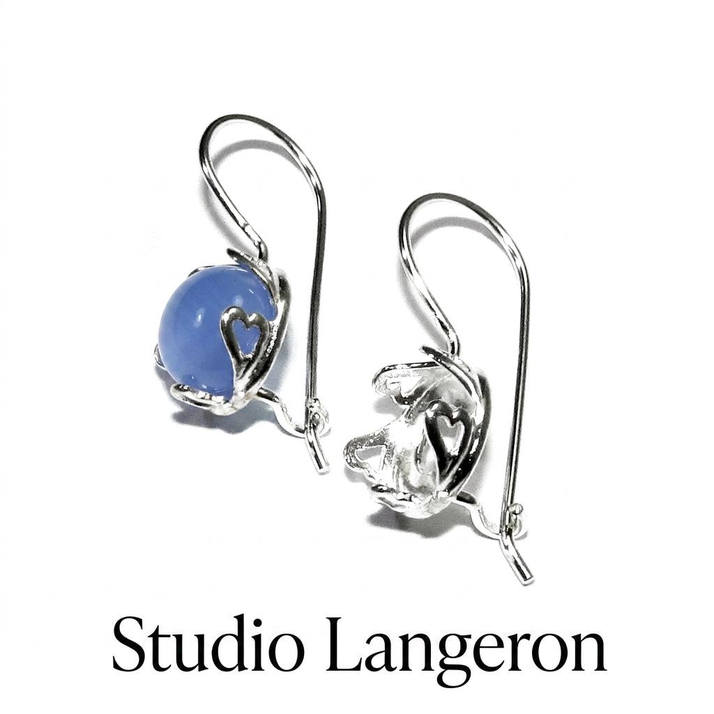 925 sterling silver blank earrings with bezel cup size 6 - 16mm, model 3332, Jewelry making, Setting, base earrings - 1 pair (2 pieсes)