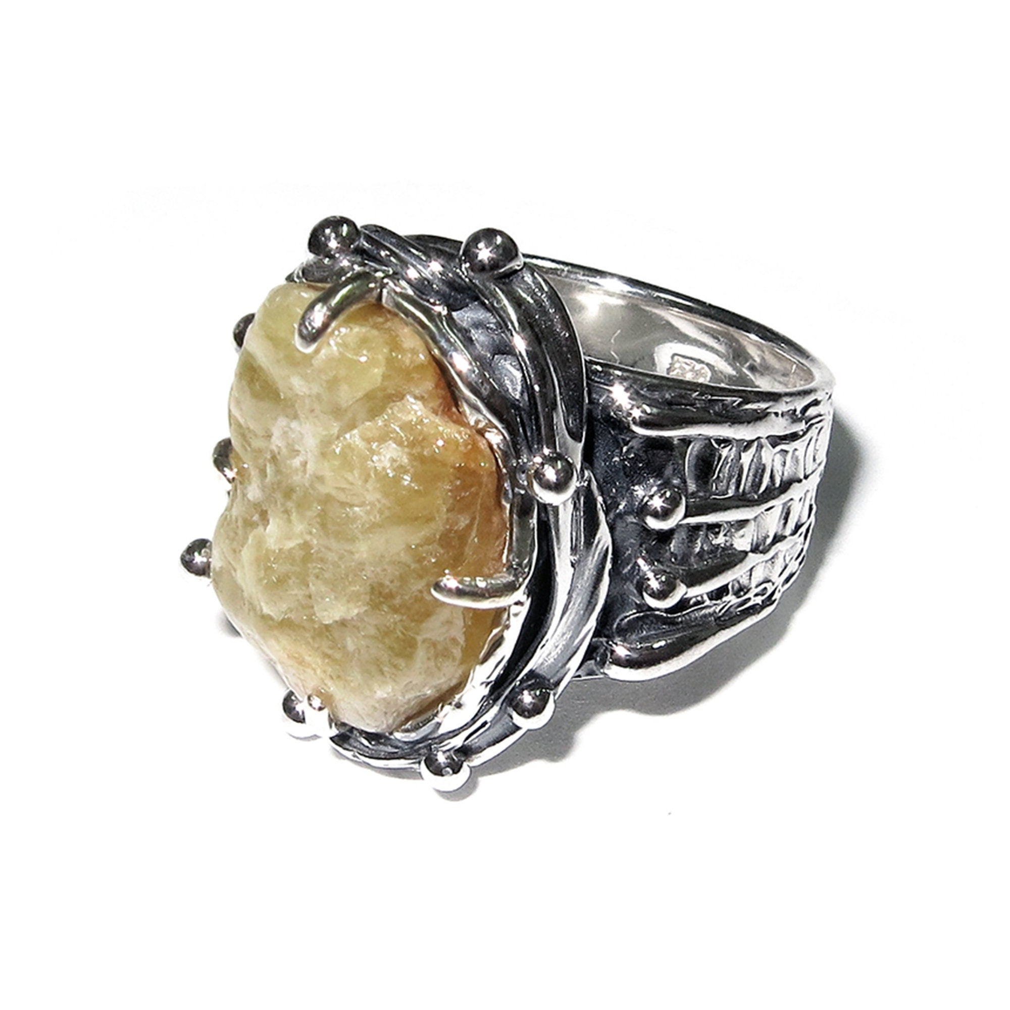 Natural Jade ring 925 sterling silver size 8 1/2, handmade ring, single copy, Natural Jade, silver ring, Jade gemstone, Statement ring