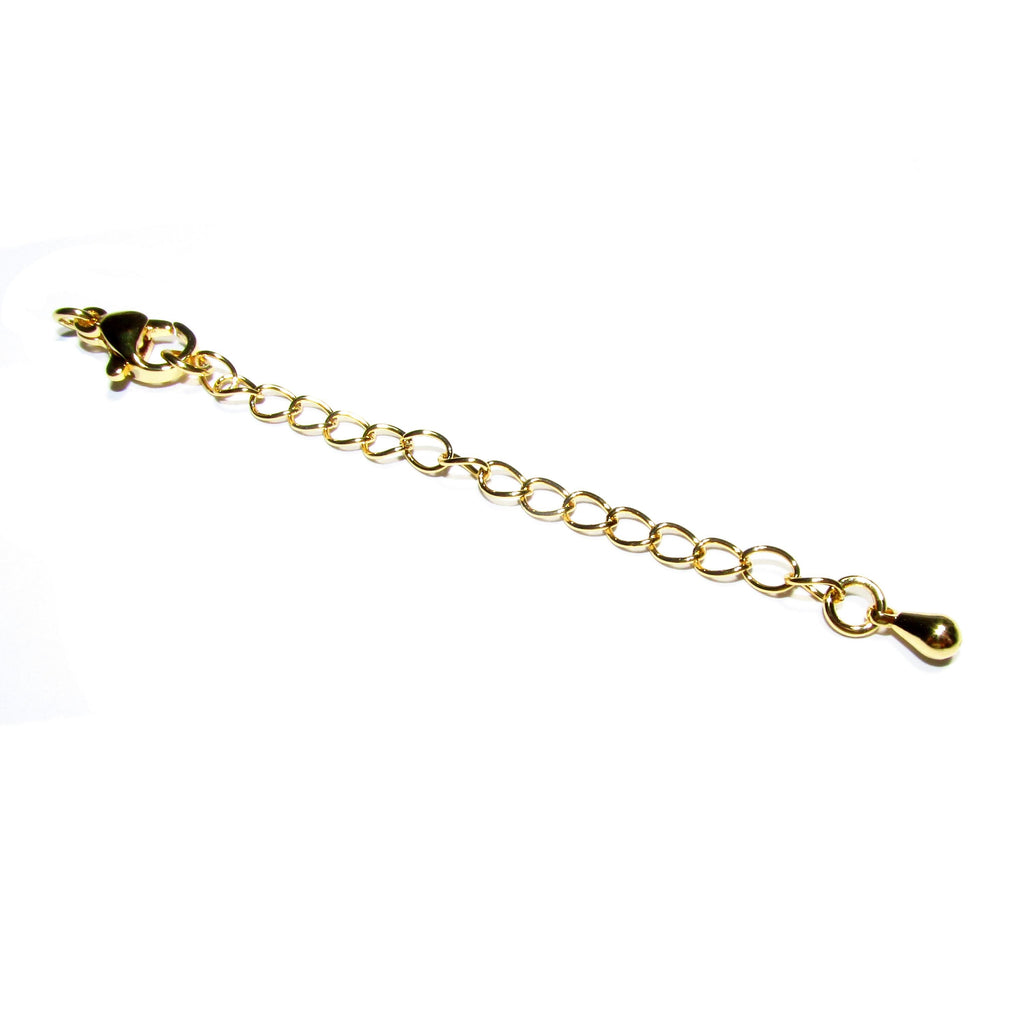 14K Gold Filled Extension Chain size 5cm, oval chain 6.0x4.0mm, lobster clasp 10mm - 1 piece