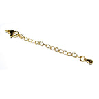 14K Gold Filled Extension Chain size 5cm, oval chain 6.0x4.0mm, lobster clasp 10mm - 1 piece