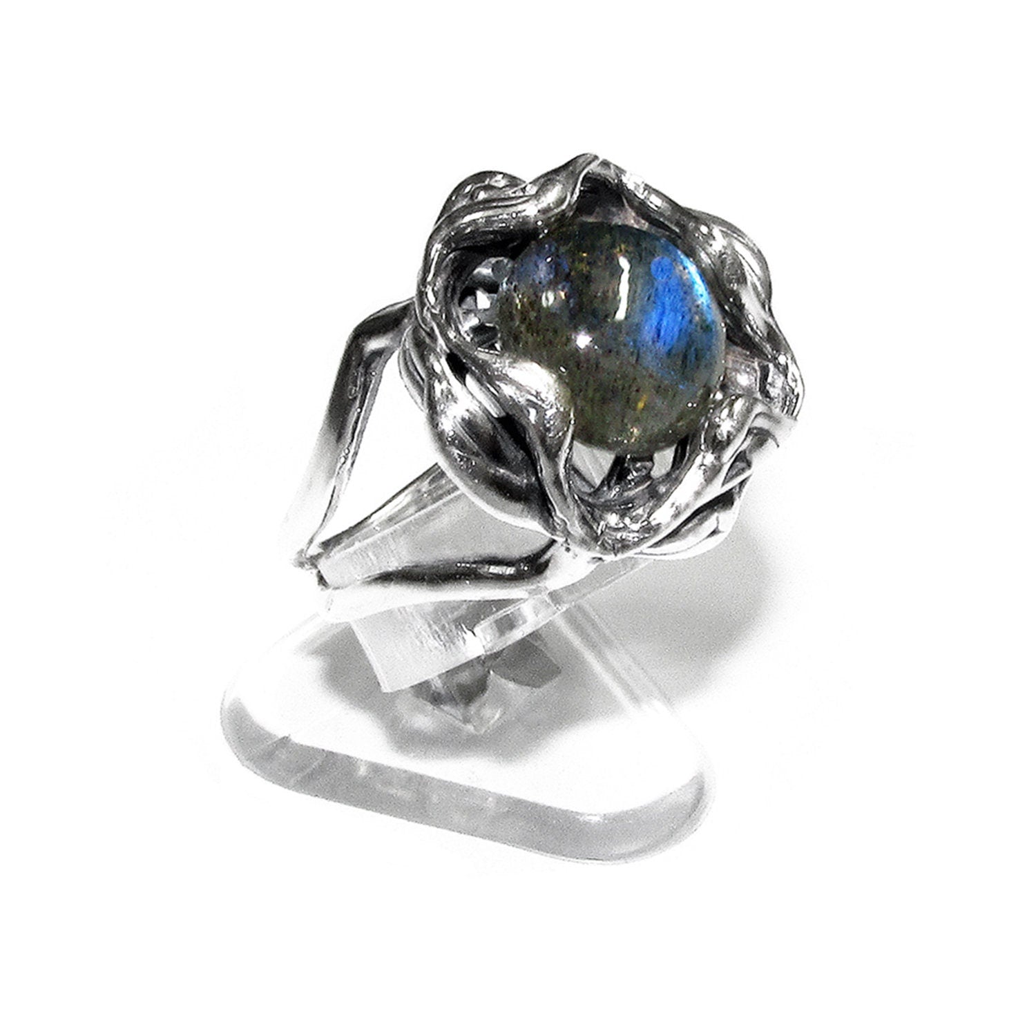 Labradorite ring 925 sterling silver handmade size 7, single copy, Silver ring, natural Labradorite, Statement ring, Handmade ring
